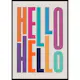 Poster Gallerix Hello Hello