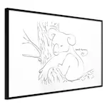 Poster Artgeist Affisch Sleepy Koala