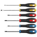 Skruvmejselset Hultafors HSS SL/PH/PZ 6-Delar