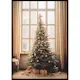Poster Gallerix Christmas Tree By Window