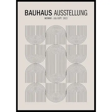 Poster Gallerix Bauhaus Ausstellung No2