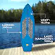 SUP-bräda Deep Sea Blå Max 100 kg