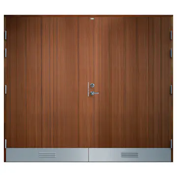 Garagedörr Diplomat Anna Teak