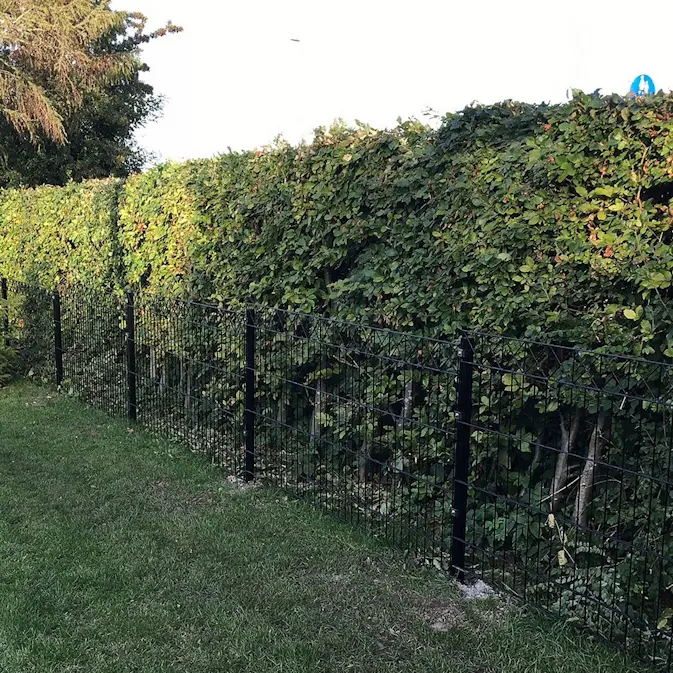 Tilläggsmodul Hortus till Panelstängsel med Deko X Svart