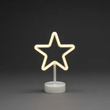 Dekorationsbelysning Gnosjö Konstsmide Stjärna med Ljusslang LED