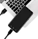 USB-C Ladd/synk-kabel LogiLink USB 2.0 15W 0,3 m Textil
