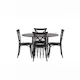 Matgrupp furniture/fashion Stone Rund med 4 Crosett Stolar