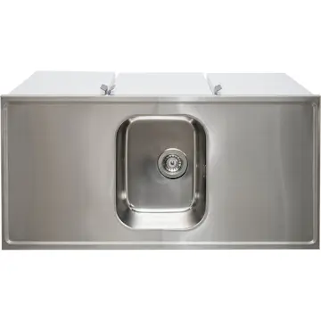 Tvättbänksbeslag Nimo TB-plan 1200X600X30 Mitt