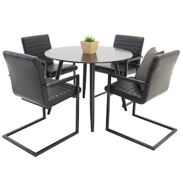 Matgrupp Venture Home Plake med 4 Asta Stolar