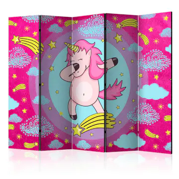 Rumsavdelare Skärmvägg Arkiio Dancing Unicorn II 225x172 cm