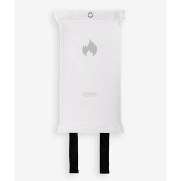 Brandfilt Housegard Glasfiberväv med Silikonbeläggning, 120x180 cm, Vit