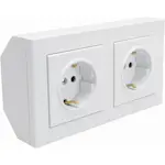 Hörnbox Malmbergs Optima 2Xschuko