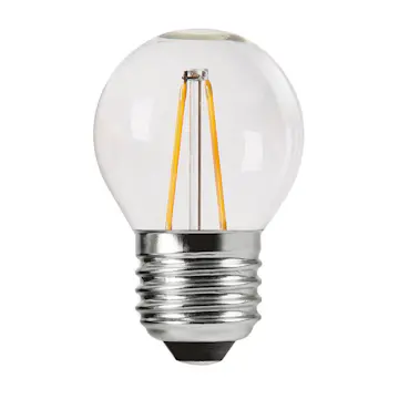 LED-lampa PR Home Shine Filament Klot Clear E27 2,5 W