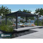 Canopia Dallas Hardtop Aluminium Paviljong För Hela Säsongen