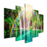 Tavla Arkiio Rainbow Time Wide 5 delar 225x100