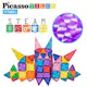 Magnetplattor Picasso Tiles 61 bitar Mini