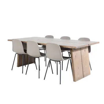 Matgrupp Venture Home Lotus med 6 Ardi Stolar