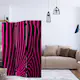 Rumsavdelare Skärmvägg Arkiio Zebra Pattern Violet 135x172 cm