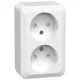 Vägguttag Gelia 2-vägs