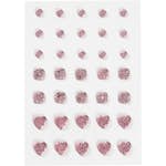 Rhinestones Creativ Company (Rund, Fyrkant, Hjärta) 35 St/1 Förp