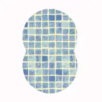 Åttaformad Poolliner Planet Pool Mönstrad Djup 150 cm