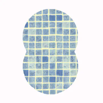 Åttaformad Poolliner Planet Pool Mönstrad Djup 150 cm