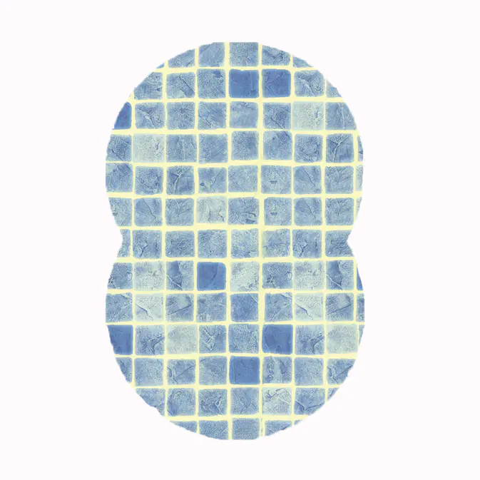 Åttaformad Poolliner Planet Pool Mönstrad Djup 150 cm