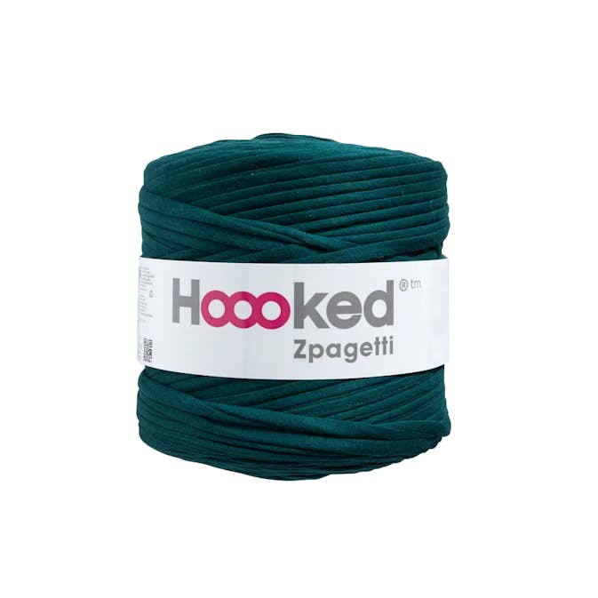 Zpagetti T-shirtgarn Mörkgrön 700 g - Återvunnet Material