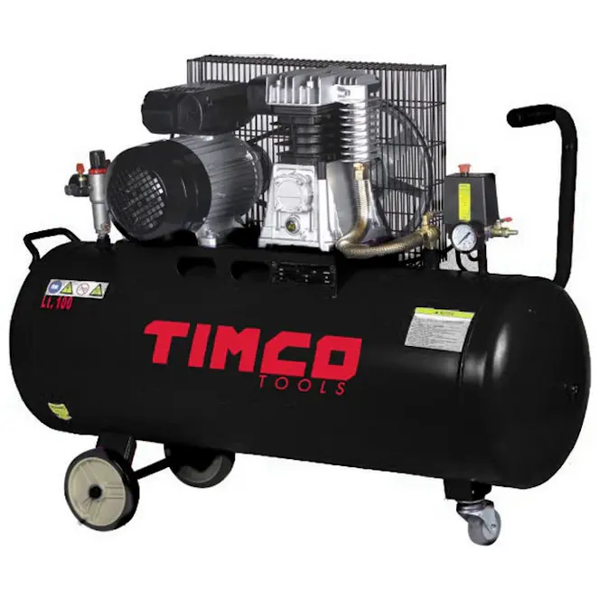 Kompressor Timco 2,5HP 100L Remdriven