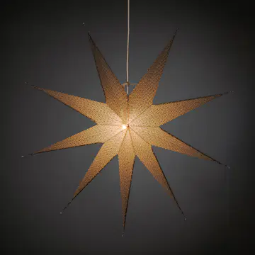 Adventsstjärna Gnosjö Konstsmide 9-uddig 115 cm