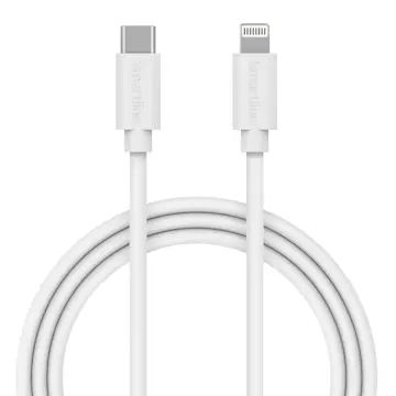 Laddningskabel Smartline Lightning USB-C Vit 1 m