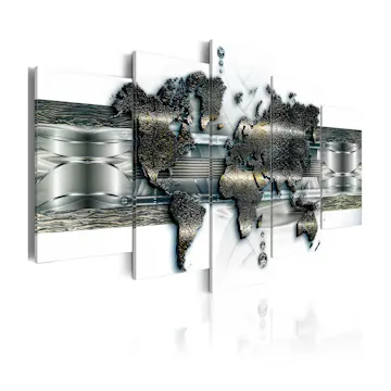 Tavla Arkiio Metal World Map