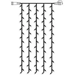 Ljusgardin Star Trading Extra System Decor 100L