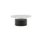 Soffbord Venture Home Bovall Runt Vardagsrumsbord i Svart Ask & Glas