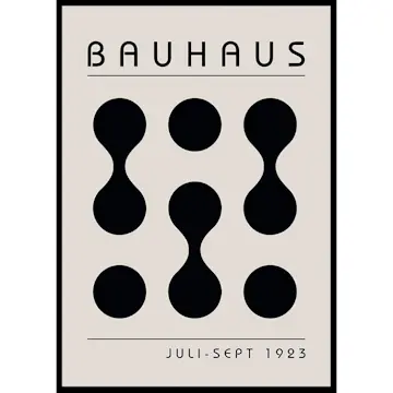 Poster Gallerix Bauhaus Art No24