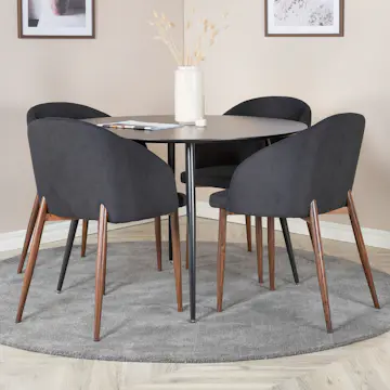 Matgrupp Venture Home Silvia med 4 Archie Stolar Runt