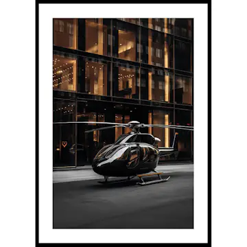 Poster Gallerix Helicopter Street View No2