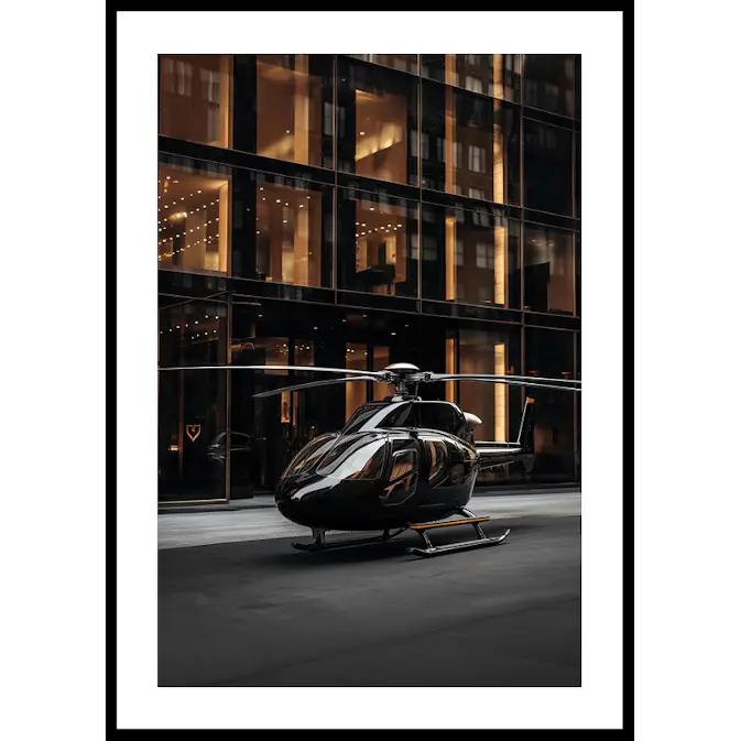 Poster Gallerix Helicopter Street View No2