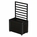 Blomlåda Cubic Med Spaljé