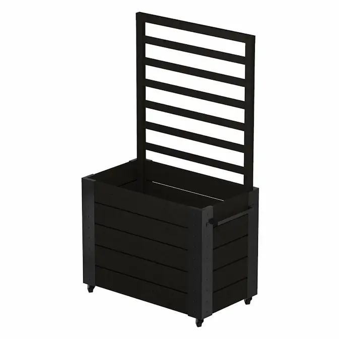 Blomlåda Cubic Med Spaljé