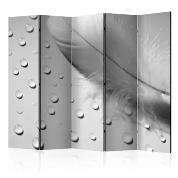 Rumsavdelare Skärmvägg Arkiio White Feather II Grå/Vit 225x172 cm