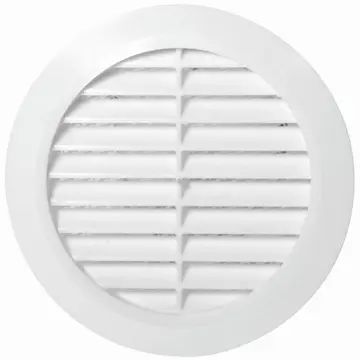 Ventilgaller Malmbergs Rund 100 mm Vit