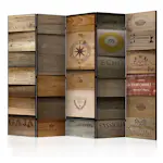 Rumsavdelare Skärmvägg Arkiio Old Vineyard II Flerfärgad 225x172 cm