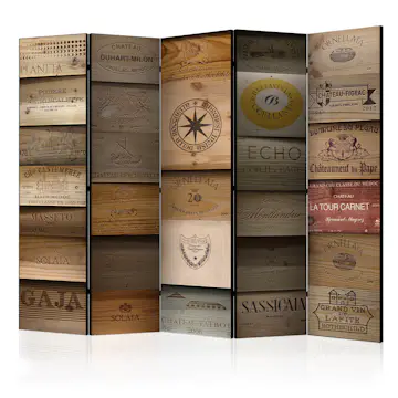 Rumsavdelare Skärmvägg Arkiio Old Vineyard II Flerfärgad 225x172 cm