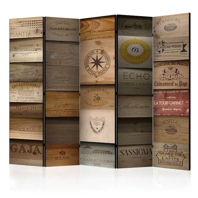 Rumsavdelare Skärmvägg Arkiio Old Vineyard II Flerfärgad 225x172 cm