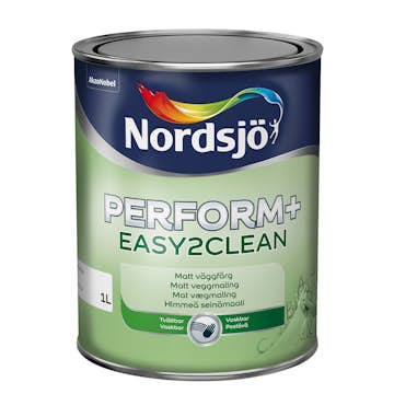Väggfärg Nordsjö Perform+ Easy2Clean Matt Glans 10 1 L