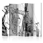 Rumsavdelare Skärmvägg Arkiio Saxophone Recital on Broadway II 225x172 cm