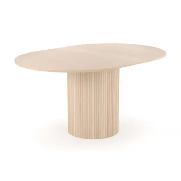 Matbord Bark Kopparbo Runt Bord 106-156 cm med Illäggsskiva