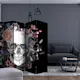 Rumsavdelare Skärmvägg Arkiio Skull And Flowers II 225x172 cm