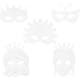 Äventyrmasker Creativ Company Vit 16 St/1 Förp